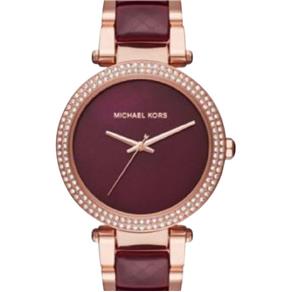 Relógio Ferminino Michael Kors MK6412 Vermelho Parker 39mm