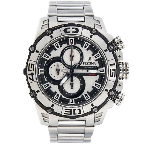 Relógio Festina Chrono Bike F16599/1 Prata e Branco