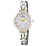 Relógio Festina Feminino Aço Prateado E Dourado - F20380/1