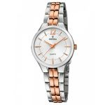 Relógio Festina Feminino Aço Prateado E Rosé - F20217/2