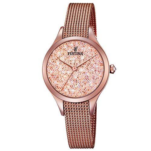 Relógio Festina Feminino Aço Rosé - F20338/2