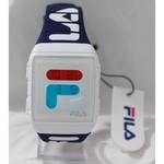 Relogio Fila Pulseira em Silicone alarme cronometro academia bonita elegante Azul