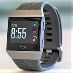 Relógio FitBit Ionic Esportes Saúde Cinza