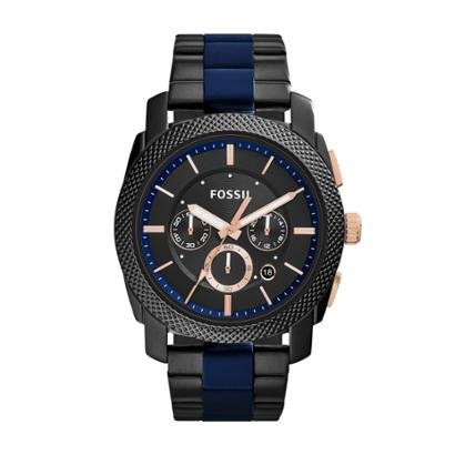 Relógio Fossil 45mm Aço Masculino