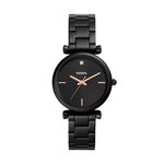 Relógio Fossil Carlie Feminino Preto Es4442/1pn