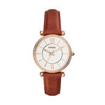 Relógio Fossil Feminino Carlie Rosé Es4428/0mn