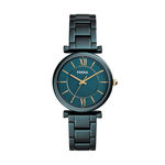 Relógio Fossil Feminino Carlie Verde Es4427/1vn