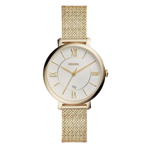 Relógio Fossil Feminino Ladies Jacqueline Dourado - Es4353/1tn