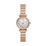 Relógio Fossil Feminino Mini Carlie Rosé ES4648/1JN