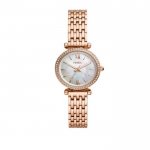 Relógio Fossil Feminino Mini Carlie Rosé ES4648/1JN