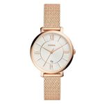 Relógio Fossil Feminino Ref: Es4352/1dn Slim Rosé 36mm