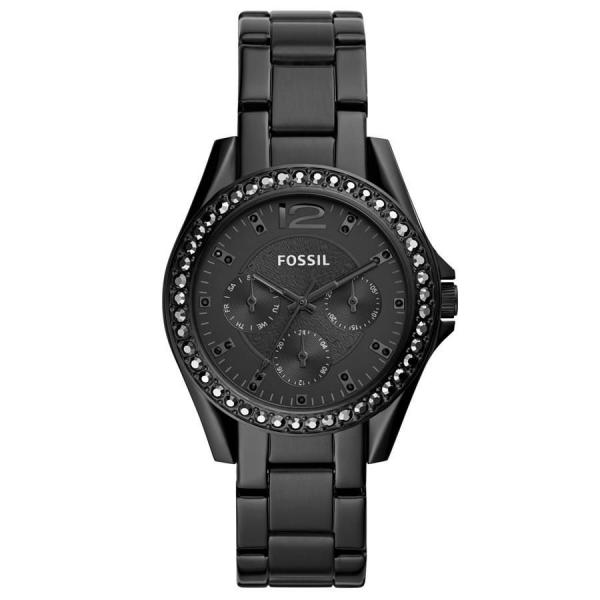 Relógio Fossil Feminino Ref: Es4519/1pn Multifunção Preto