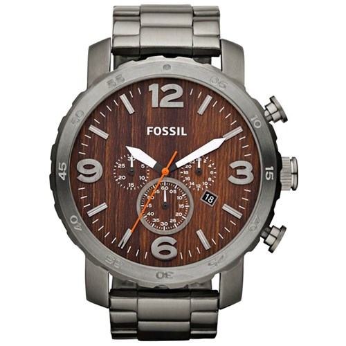 Relógio Fossil - Fjr1355/Z - Mostrador Madeira