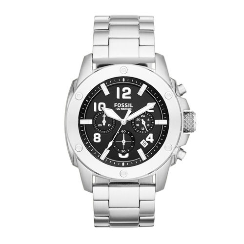 Relógio Fossil Masculino Analógico Prata Fs4926/1pn