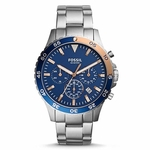 Relógio Fossil Masculino Crewmaster Cronógrafo Analógico CH3059/1AN