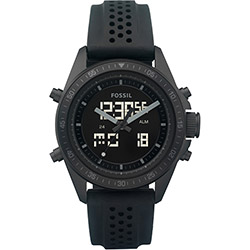 Relógio Fossil Masculino Esportivo Preto Caixa - 4.8 - FBQ9414Z