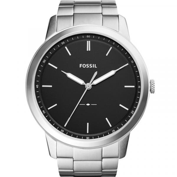 Relógio Fossil Masculino Prata The Minimalist FS5307/1PN