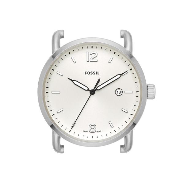 Relógio Fossil Masculino The Commuter 3H Date Prata - C221049/1KI