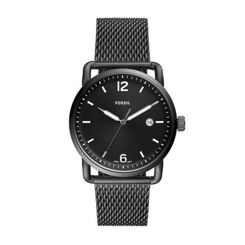 Relógio Fossil Masculino The Commuter 3h Date Preto