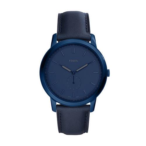 Relógio Fossil Masculino The Minimalist Azul