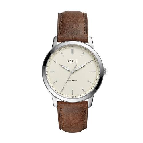 Relógio Fossil Masculino The Minimalist Prata