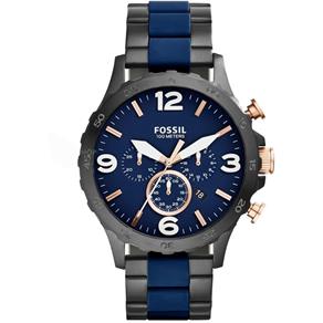 Relógio Fossil Nate Cronógrafo Analógico Masculino JR1494/1AN - Azul Marinho