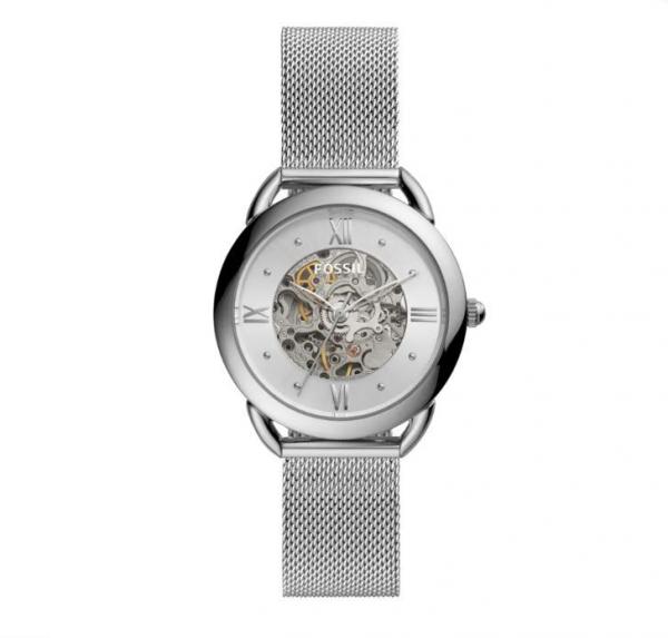 Relógio Fossil Tailor Automatic Prata Feminino ME3166/1KN