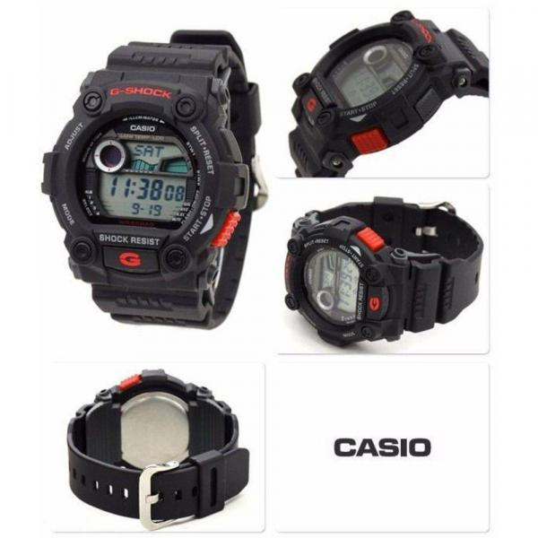 Relógio G-Shock G-7900-1Dr Preto/Vermelho - Casio