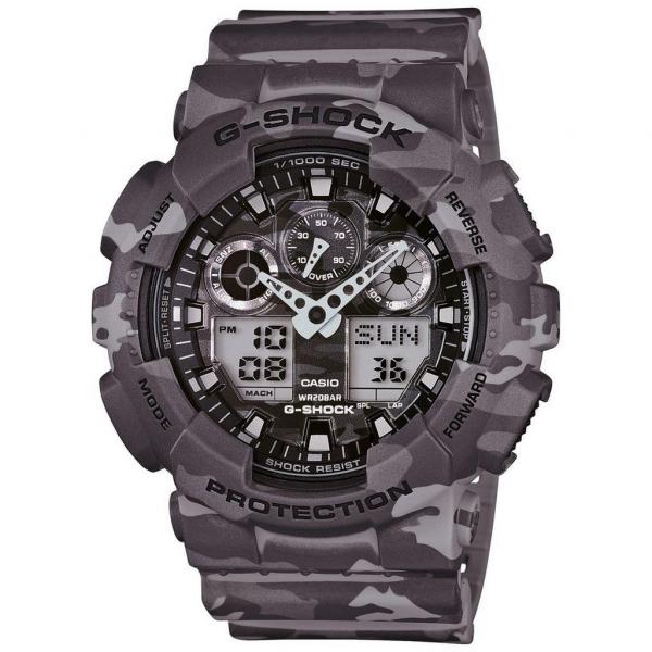 Relógio G-Shock GA-100CM-8ADR Cinza