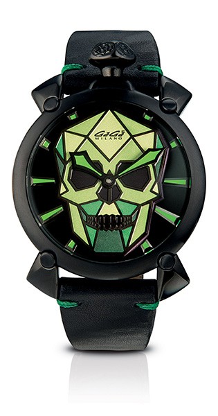 Relogio Gaga Milano BIONIC SKULL 48MM PVD