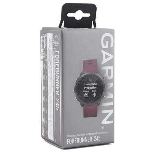 Relógio Garmin Forerunner 245 - Preto e Lilas (010-02120-01)