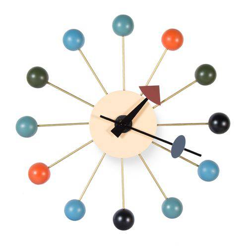 Relógio George Nelson Ball Clock - Colorido