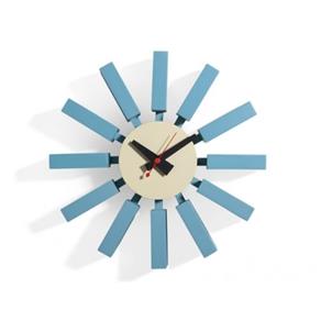 Relógio George Nelson Block Clock Azul