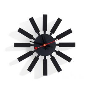 Relógio George Nelson Block Clock - Preto