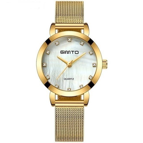 Relógio Gimto Sensitive Woman (Dourado com Branco)