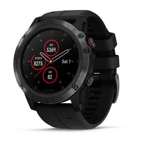 Relógio GPS Cardio Garmin Fênix 5X Plus *FENIX 5X PLUS SAFIRA PRETO, .