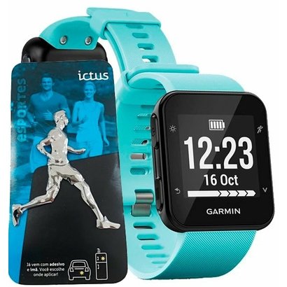 Relógio Gps Frequencímetro de Pulso Garmin Forerunner 35 + Adesivo Corredor Exclusivo