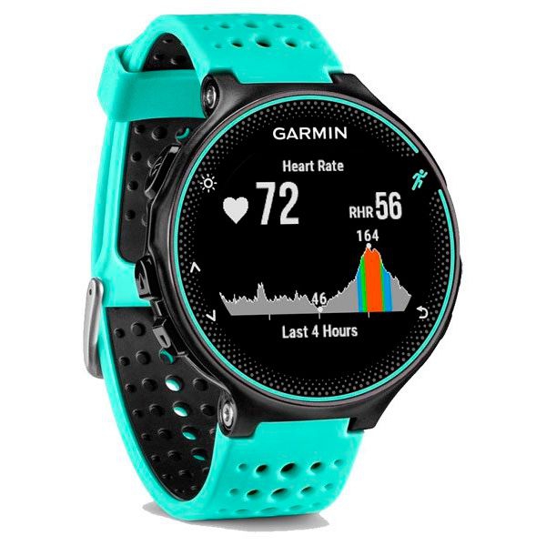 Relógio GPS Frequencímetro de Pulso Garmin Forerunner 235 Azul Gelo/Preto