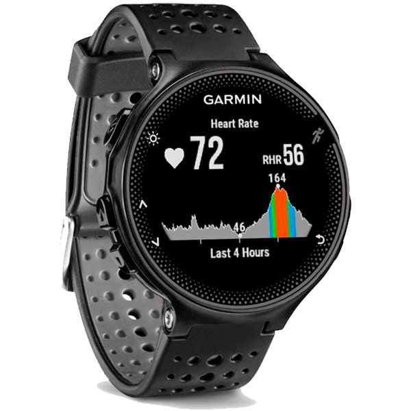 Relógio GPS Frequencímetro de Pulso Garmin Forerunner 235 Preto/Cinza