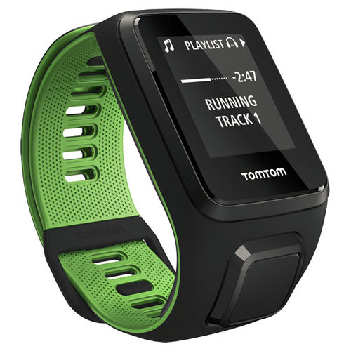 Relógio Gps Tomtom Runner 3 Cardio Music Preto/verde