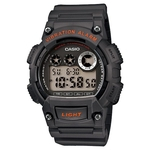 Relogio GSHOCK Masculino W-735H-8AVDF Esportivo Digital Com Detalhes Vermelhos e Alarme Vibratório