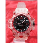 Relogio Gshock transparente prova dagua bonito natação escola presente digital sport Academia bike Vermelho