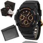 Relógio Gshock Unissex Preto AW-591GBX-1A4DR Prova D'Água 200 Metros Original 1 Ano de Garantia + Carteira Lebrave