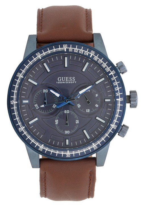 Relógio Guess 92618GPGSEC3 Azul/Caramelo