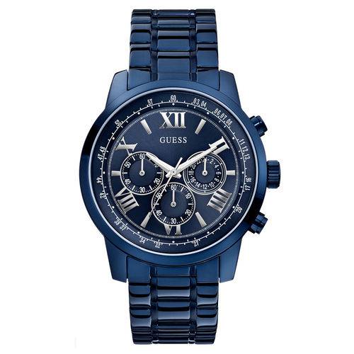 Relógio Guess Blue-tone Cronógrafo W0379g5