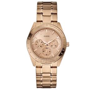 Relógio Guess Chase 92410LPGSRA4 Modelo Feminino, com Calendário Multi-Função, Todo em Metal Rosê, Vidro em Cristal Mineral