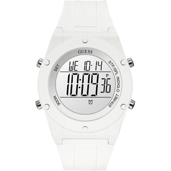 Relógio Guess Feminino Branco 92761L0GTNP3 Digital 3 Atm Cristal Mineral Tamanho Grande