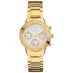 Relógio Guess Feminino Dourado com Cristais 92551lpgsda1