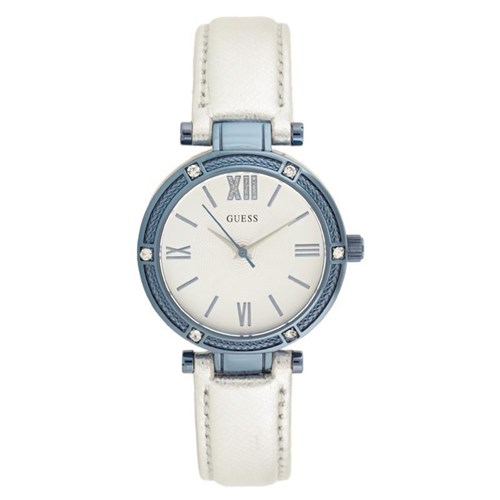 Relógio Guess Feminino em Couro Branco - 92609Lpgdec5