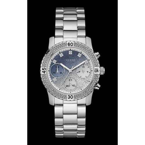 Relógio Guess Feminino Prata com Cristais 92595l0gsna7